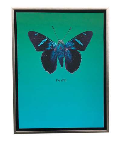 Walter Knabe Artwork Butterfly Faith Limited Edition Mixed Media