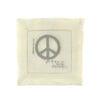 Walter Knabe Hand Printed Cocktail Napkin Set Peace For The Holidays Silver