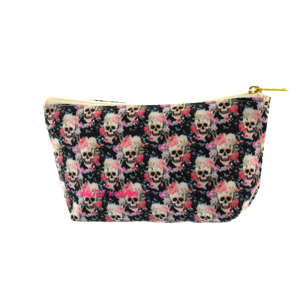 Walter Knabe Pouch Skull Floral