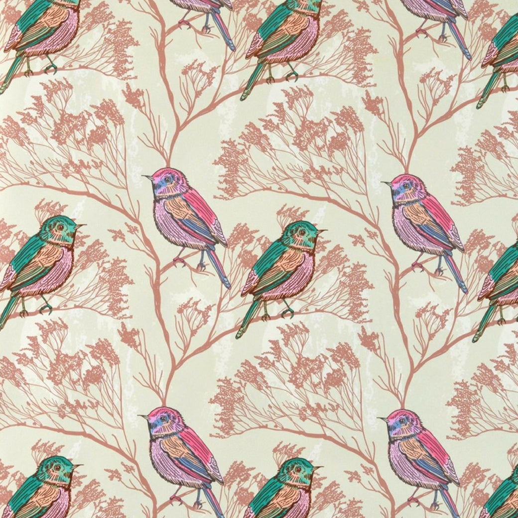 Walter Knabe Spring Birds Machine Printed Wall Covering